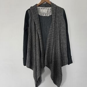 Anthropologie Casado Draped Open Cardigan Sweater